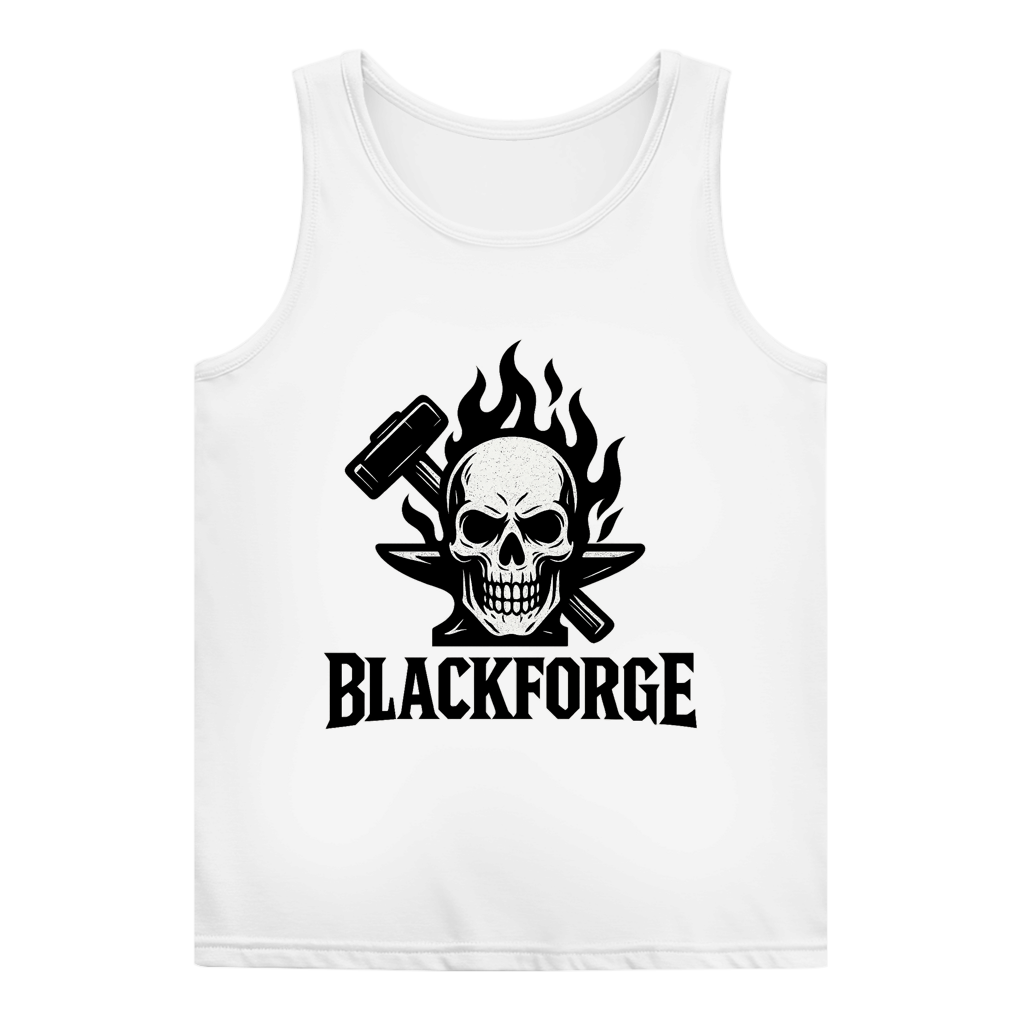 Damen Basic Tank Top Logo schwarz transparent