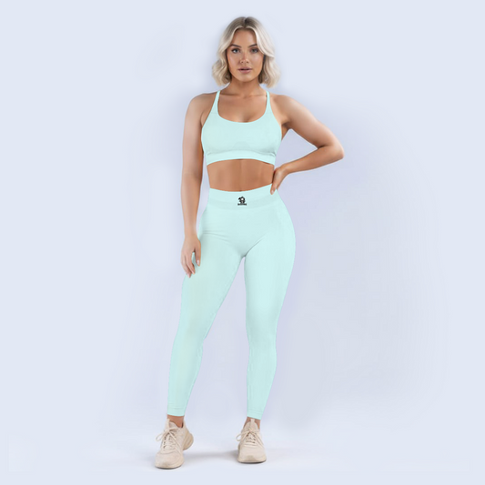 Scrunch Leggings Logo schwarz transparent