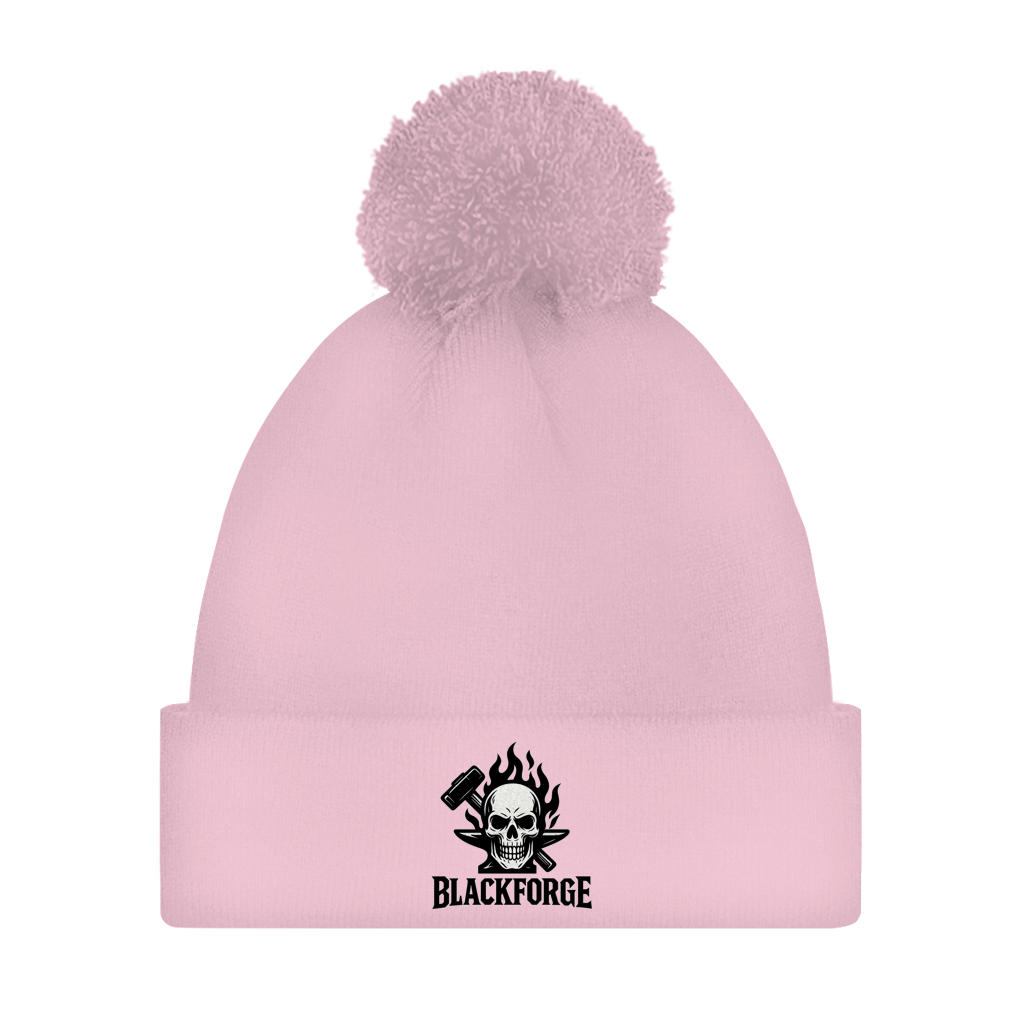 Bommelmütze Logo schwarz transparent