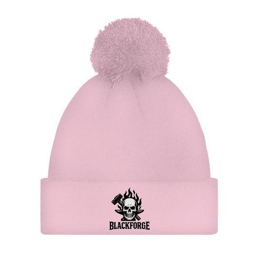 Bommelmütze Logo schwarz transparent