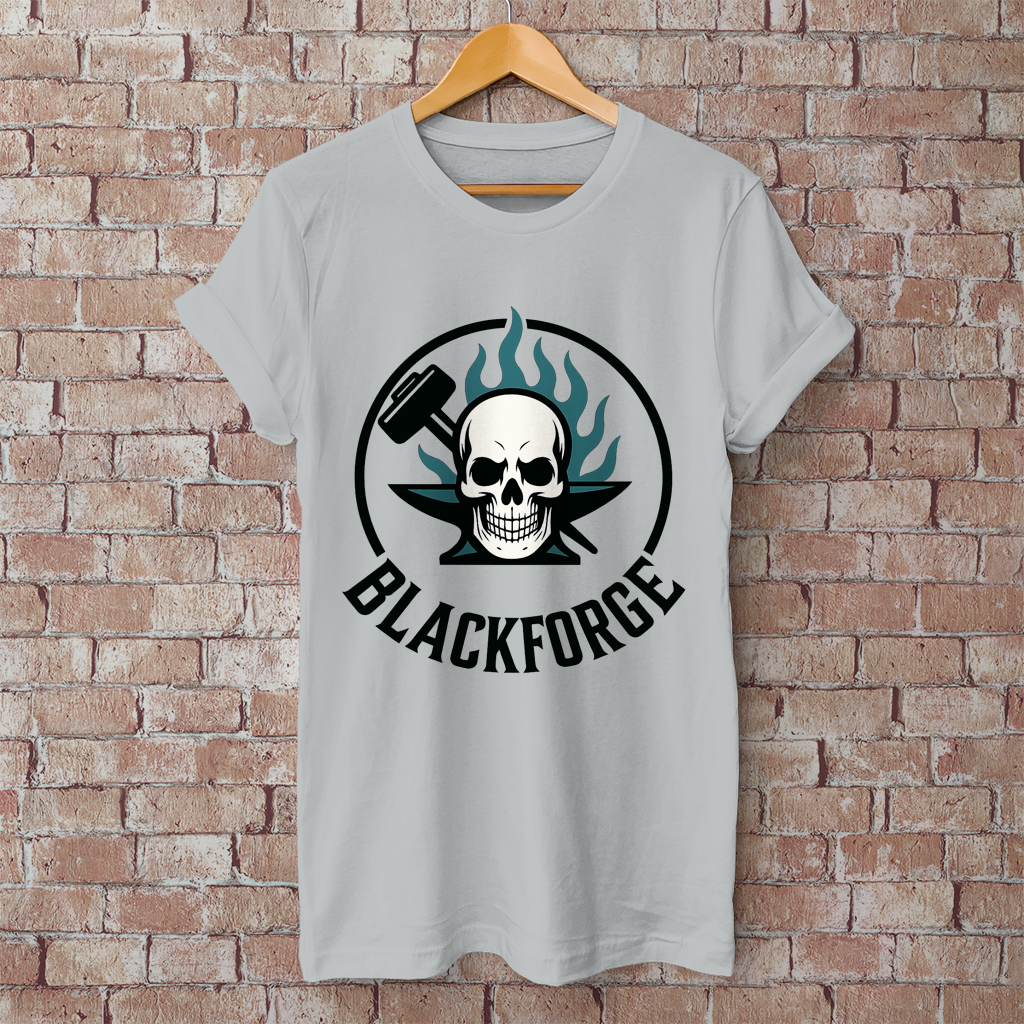 Herren T-Shirt Logo Rund transparent