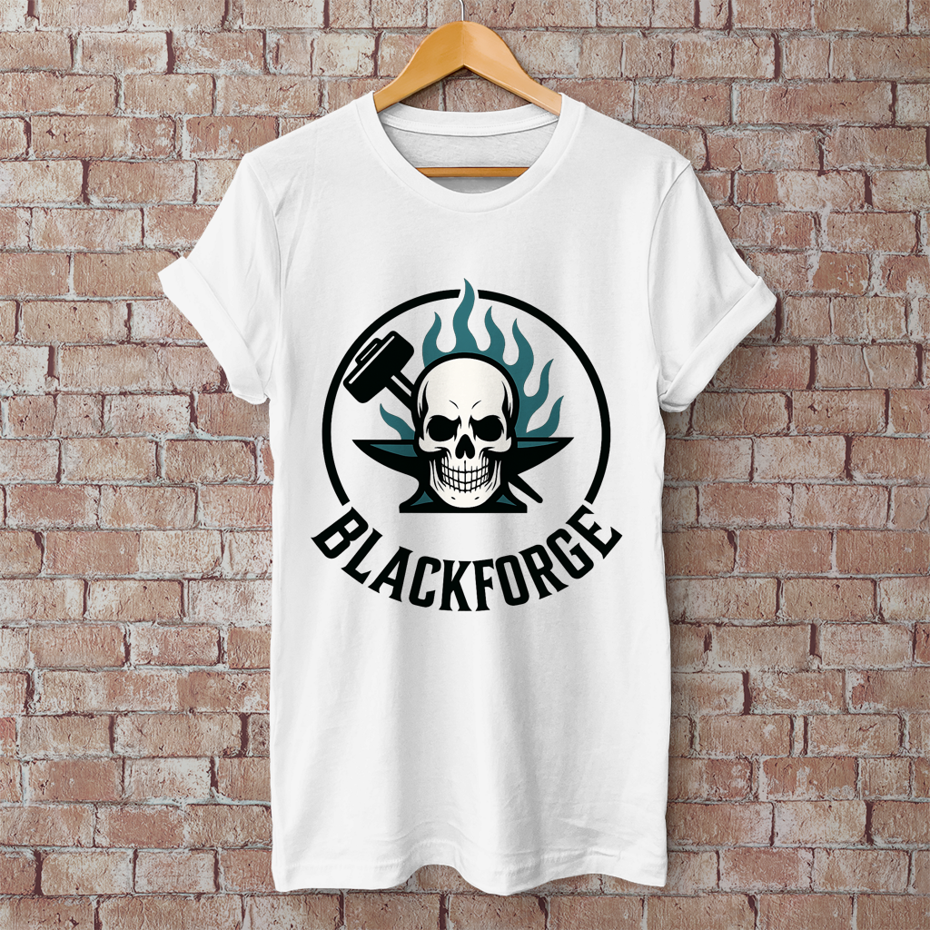 Herren T-Shirt Logo Rund transparent