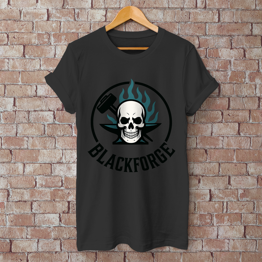 Herren T-Shirt Logo Rund transparent