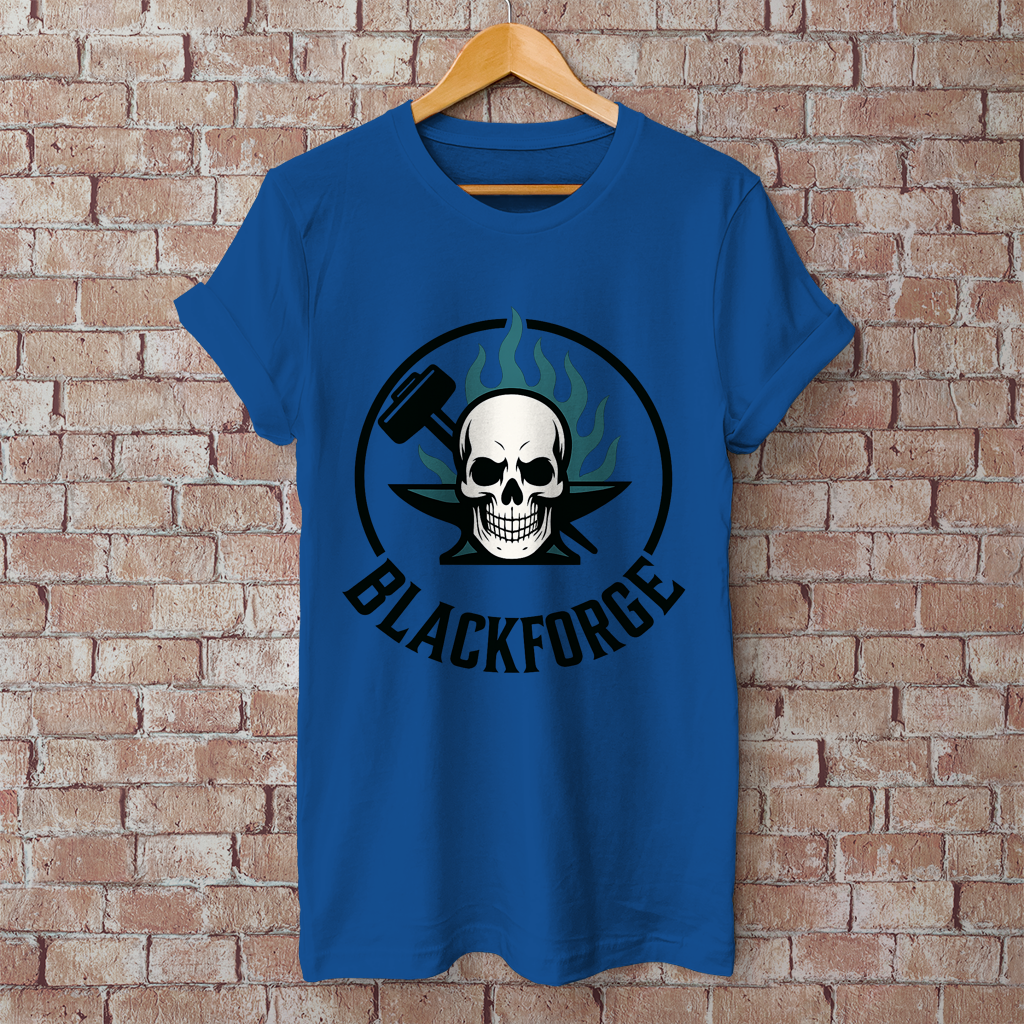 Herren T-Shirt Logo Rund transparent
