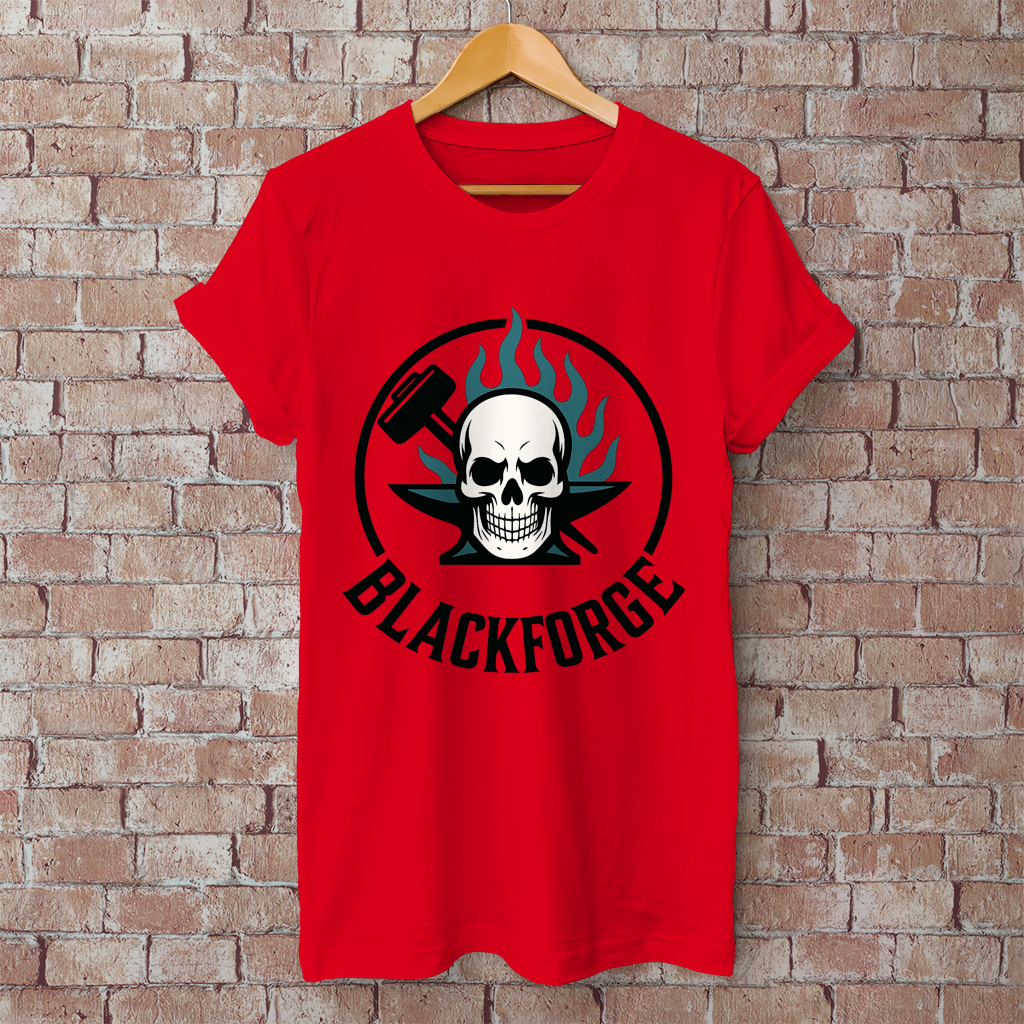 Herren T-Shirt Logo Rund transparent