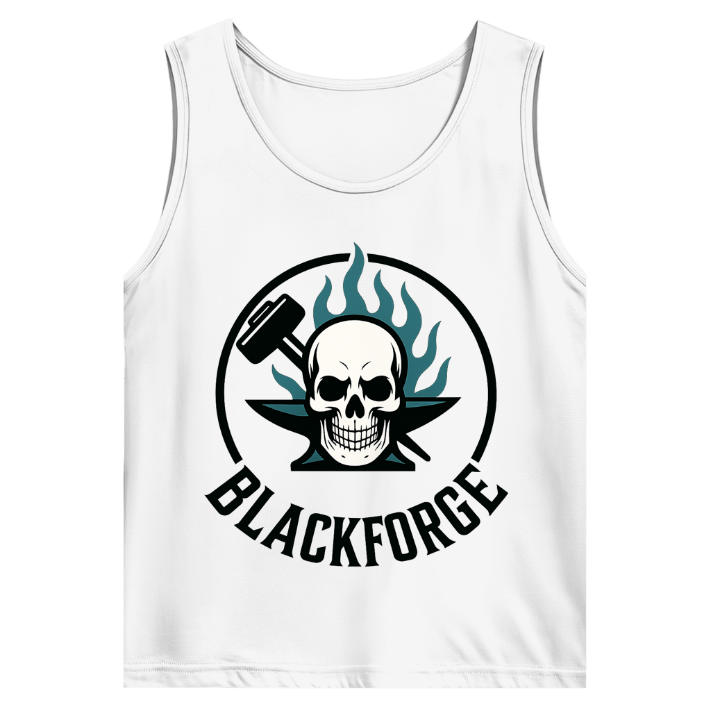 Herren Basic Tank Top Logo Rund transparent