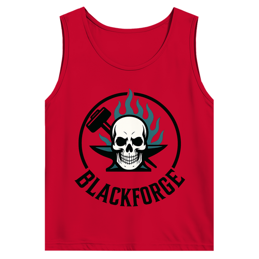 Herren Basic Tank Top Logo Rund transparent