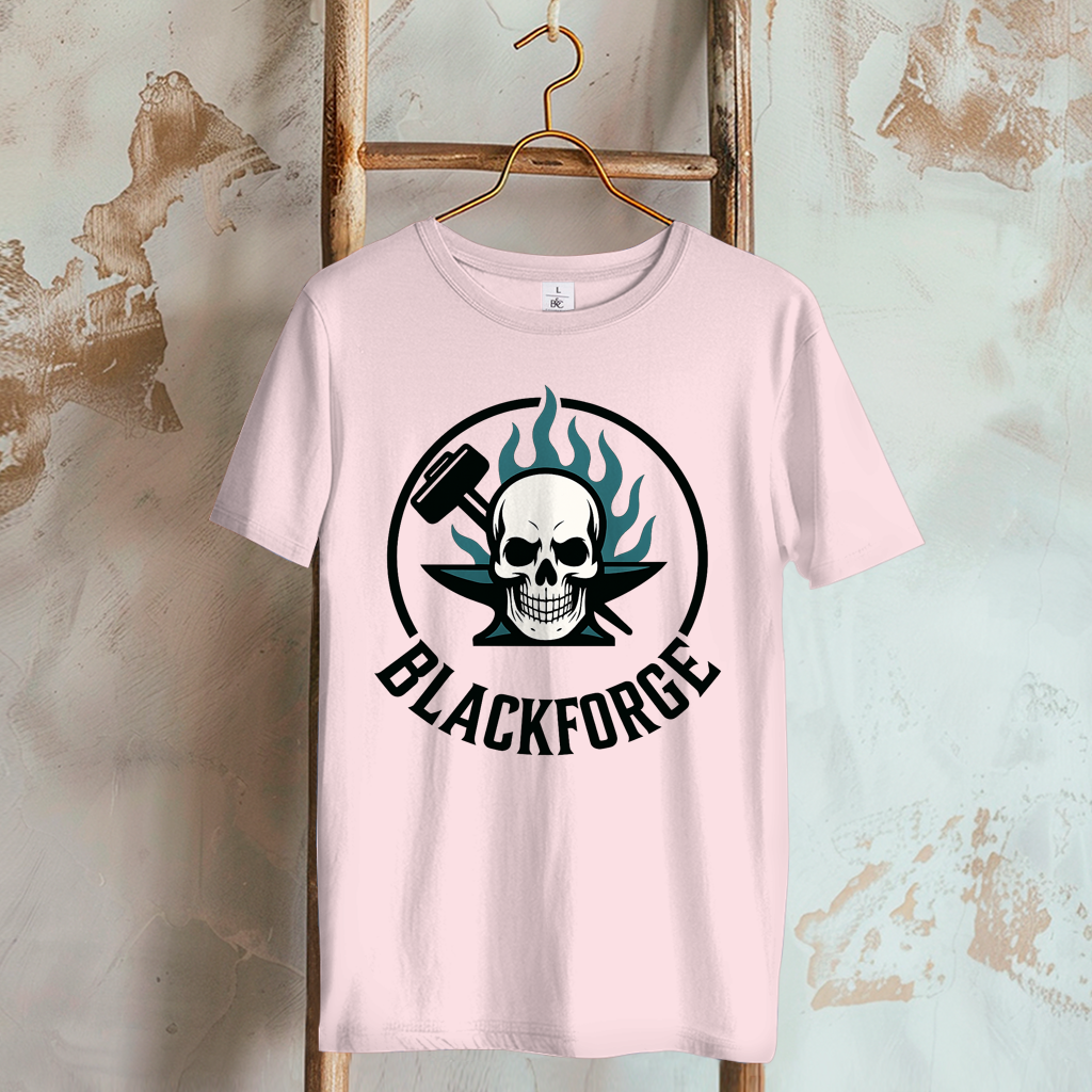 Damen T-Shirt Logo Rund transparent