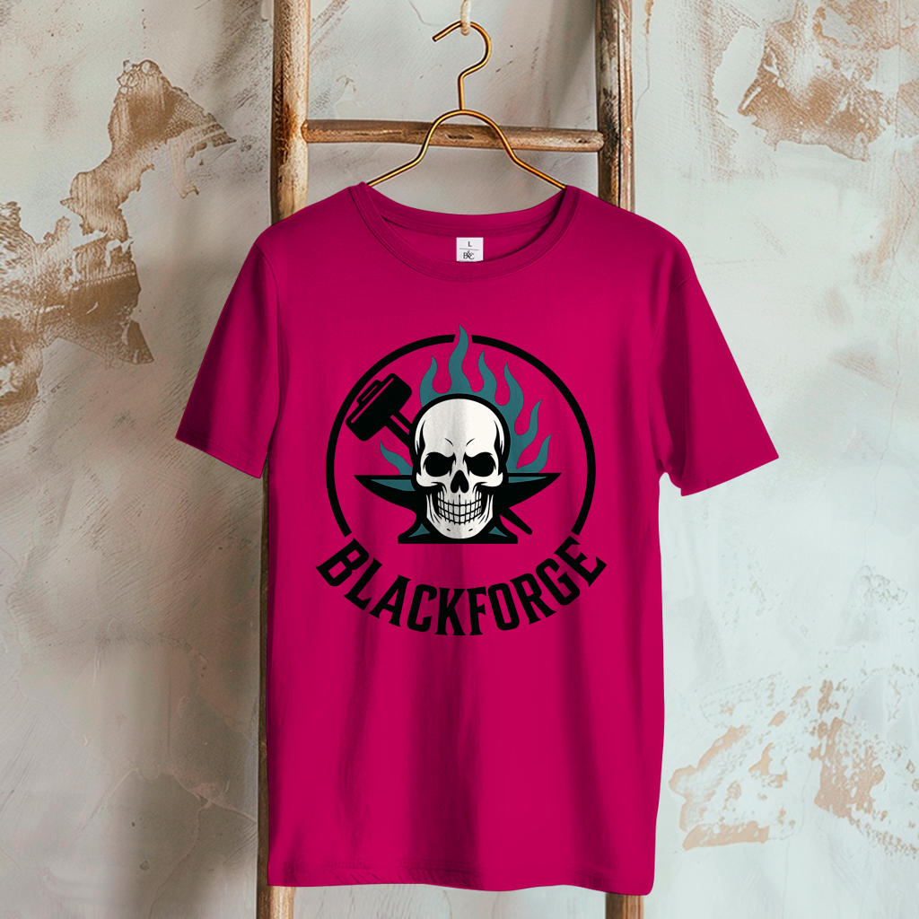 Damen T-Shirt Logo Rund transparent