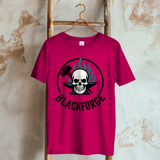 Damen T-Shirt Logo Rund transparent