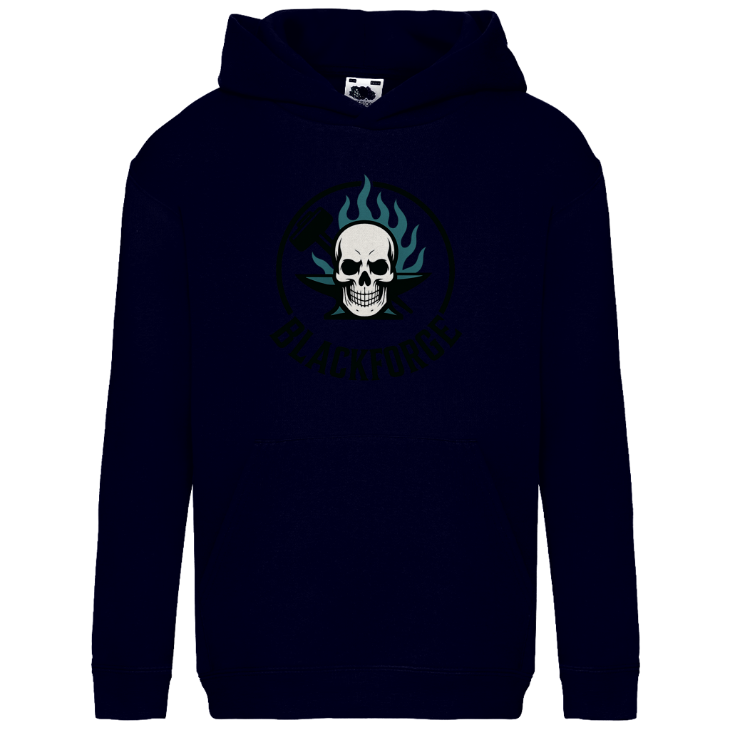 Kids Basic Hoodie Logo Rund transparent