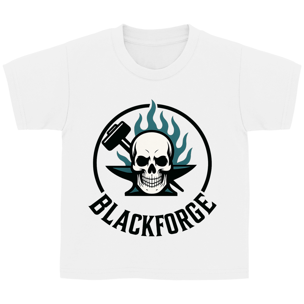Kinder Basic T-Shirt Logo Rund transparent