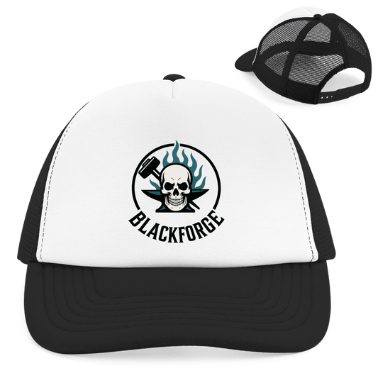 Retro Trucker Cap Logo Rund transparent