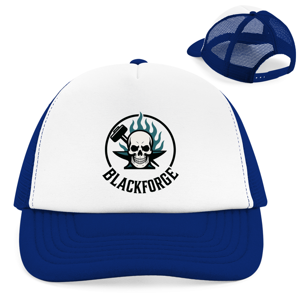 Retro Trucker Cap Logo Rund transparent