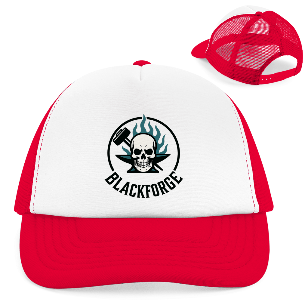 Retro Trucker Cap Logo Rund transparent