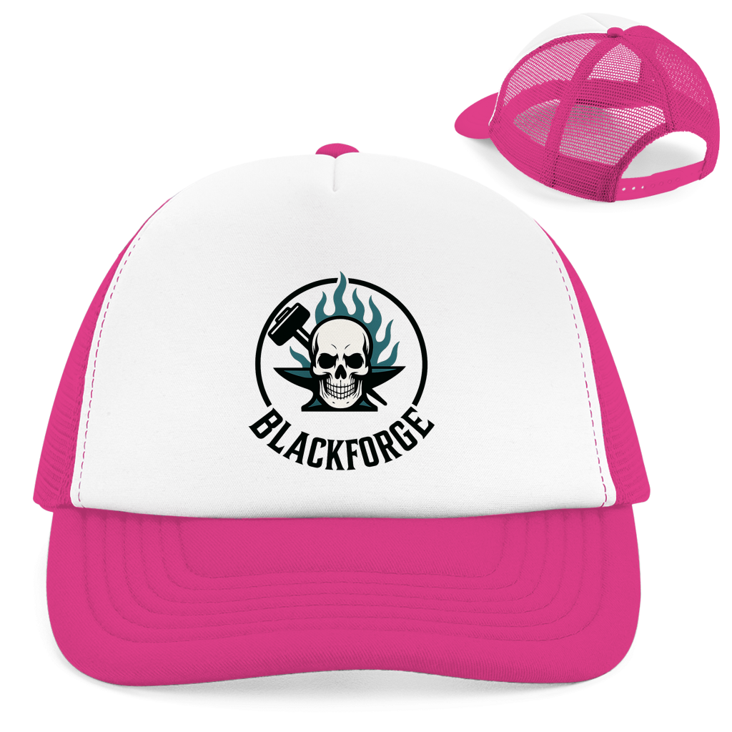 Retro Trucker Cap Logo Rund transparent