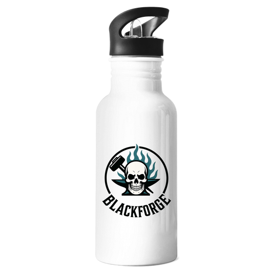 Edelstahl-Trinkflasche Logo Rund transparent