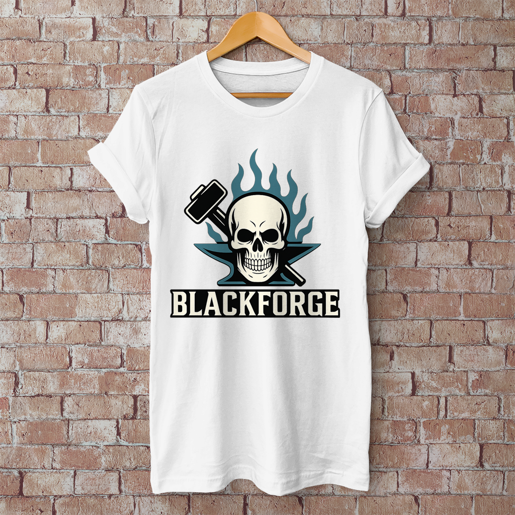 Herren T-Shirt Logo Invertiertes transparent