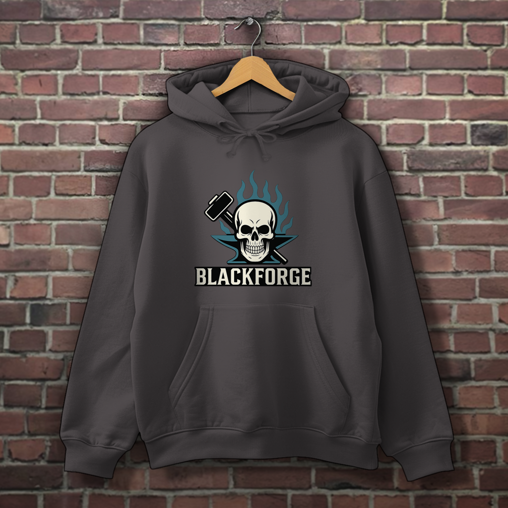 Herren Hoodie Logo Invertiertes transparent