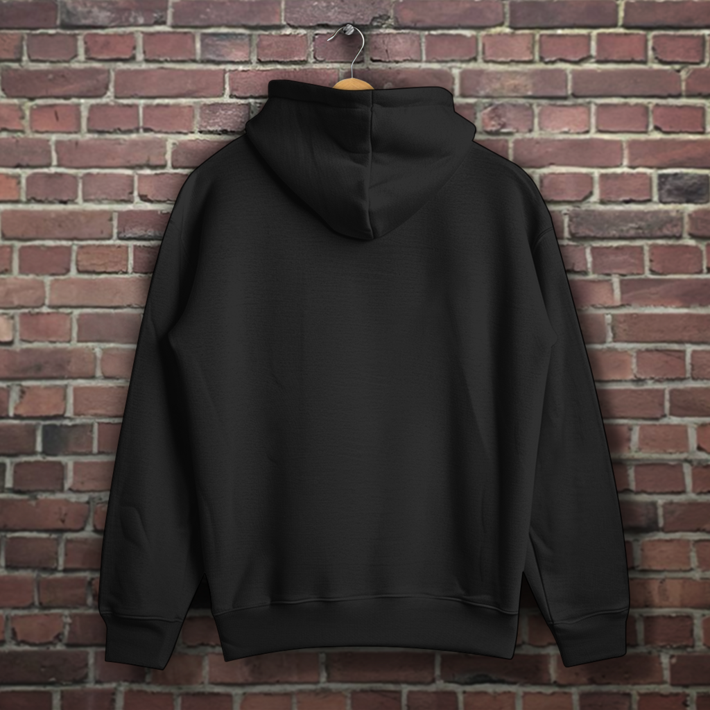 Herren Hoodie Logo Invertiertes transparent