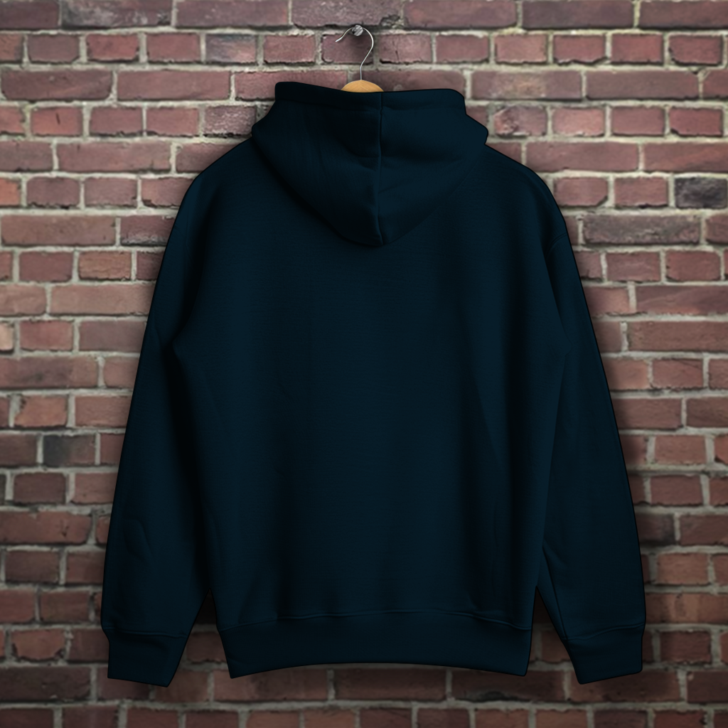 Herren Hoodie Logo Invertiertes transparent