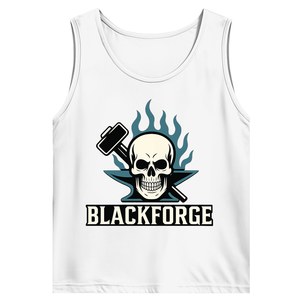 Herren Basic Tank Top Logo Invertiertes transparent
