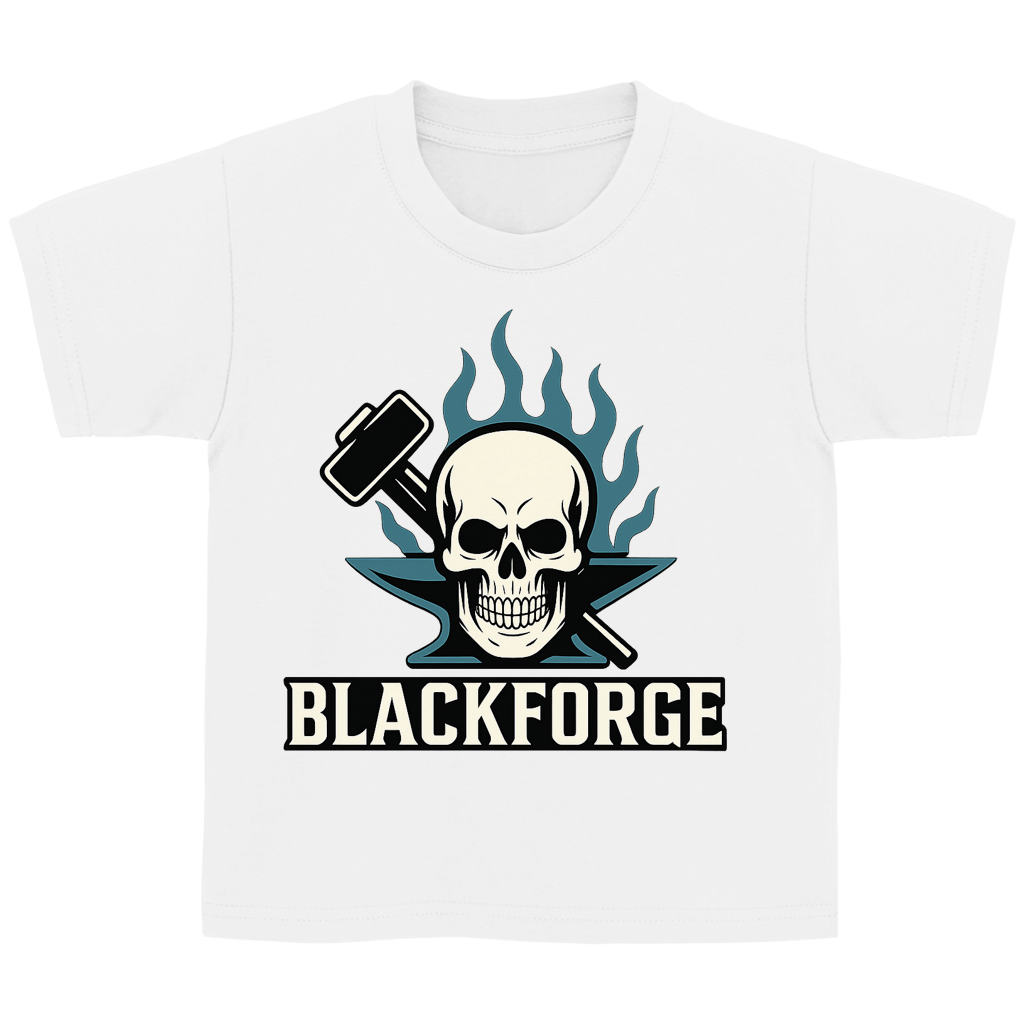 Kinder Basic T-Shirt Logo Invertiertes transparent