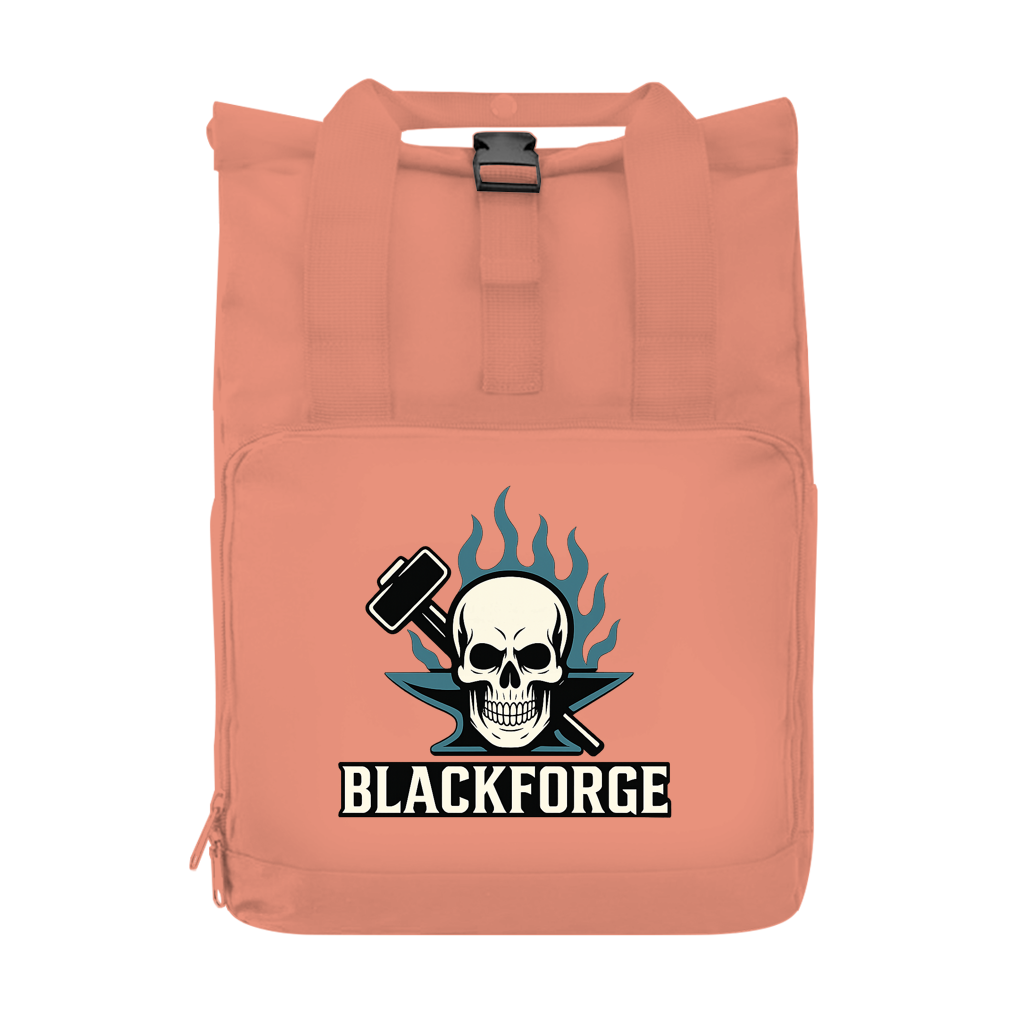Rucksack mit Seitentasche Logo Invertiertes transparent