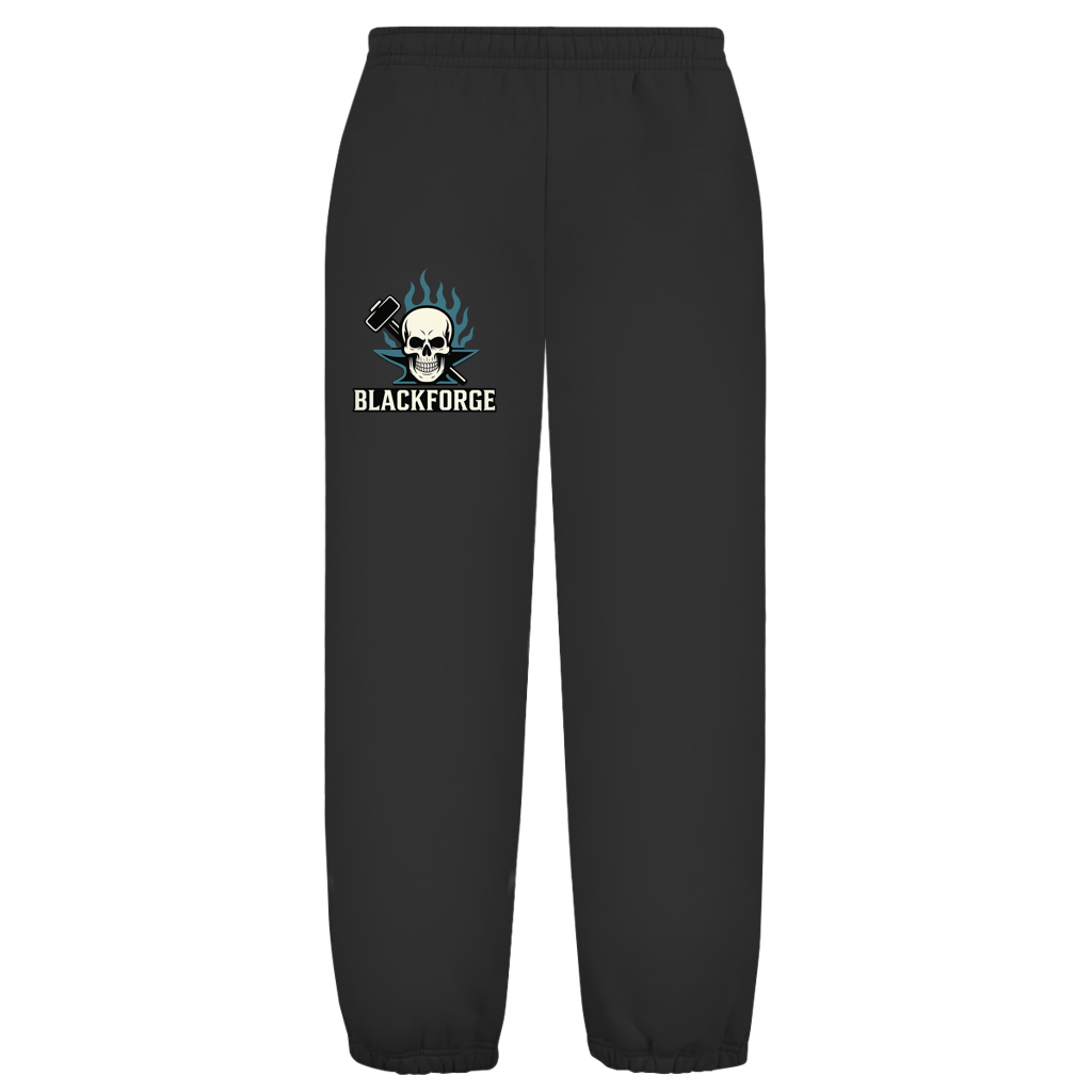 Oversize Fluffy Sweatpants Logo Invertiertes transparent