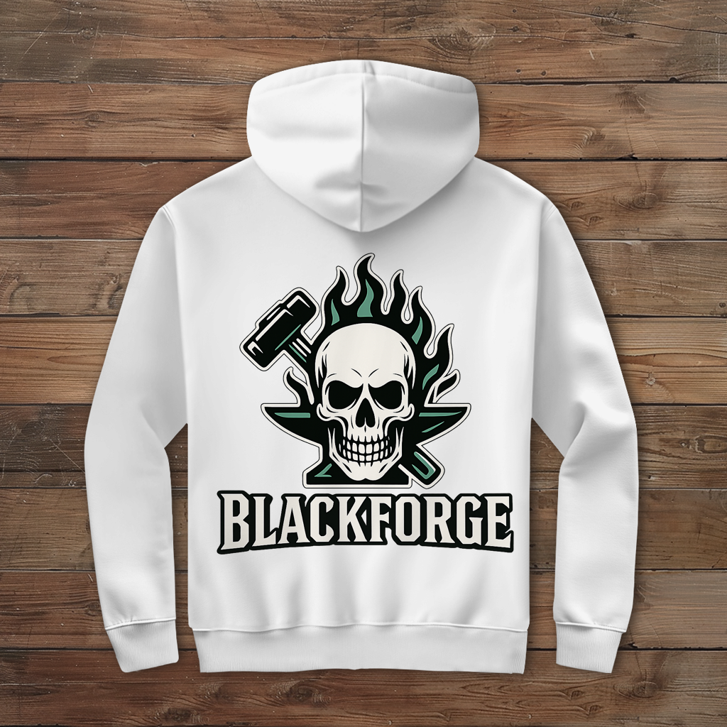 Herren Zipper Hoodie Logo 1 transparent