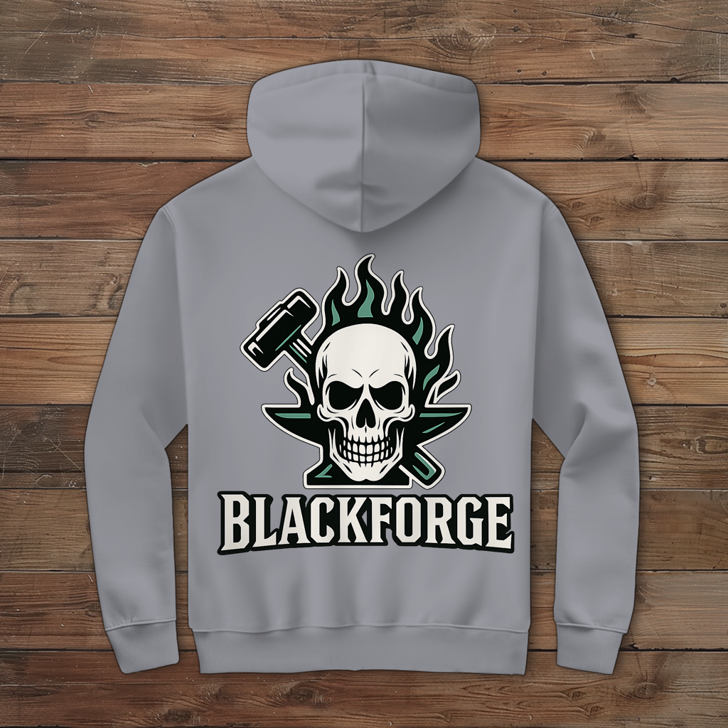Herren Zipper Hoodie Logo 1 transparent