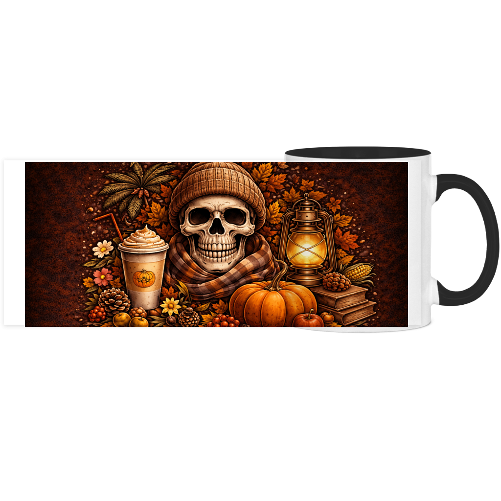 Panorama Tasse zweifarbig Panorama Herbst