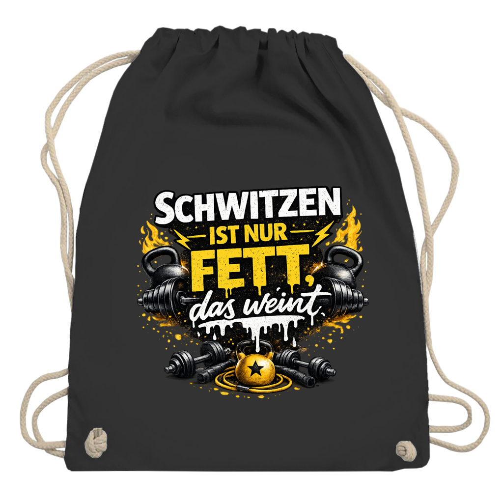 Turnbeutel Schwitzen ist nur Fett, das weint