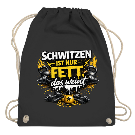 Turnbeutel Schwitzen ist nur Fett, das weint