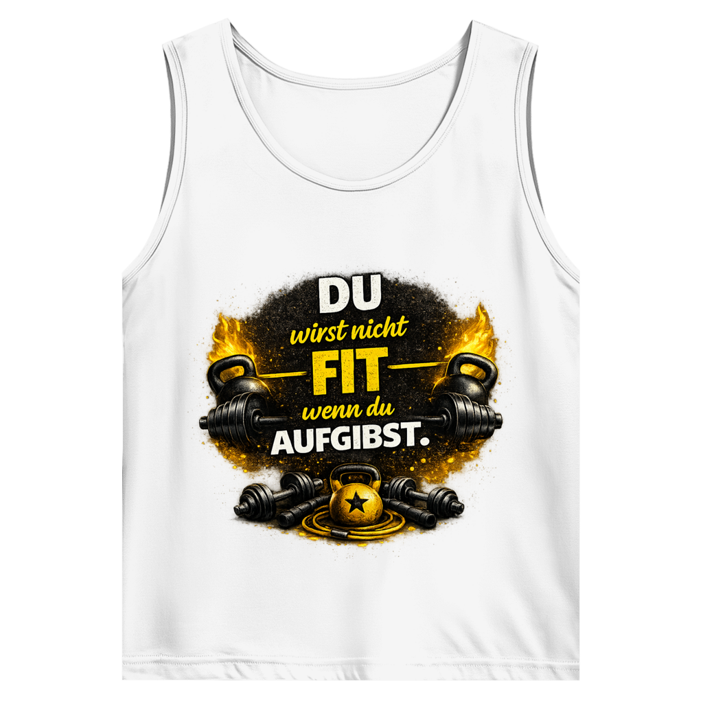 Herren Basic Tank Top Fitness und Motivation durch Stärke