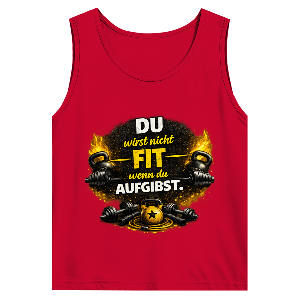 Herren Basic Tank Top Fitness und Motivation durch Stärke