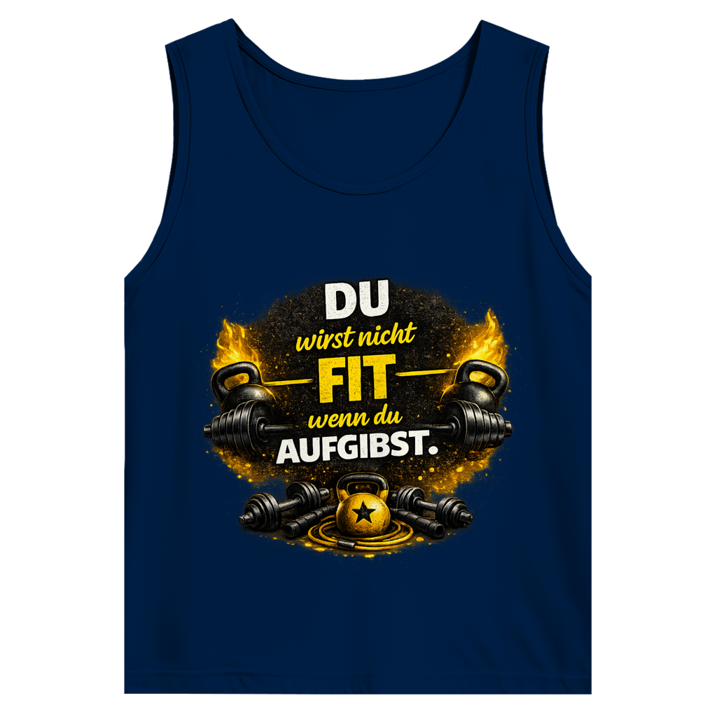 Herren Basic Tank Top Fitness und Motivation durch Stärke