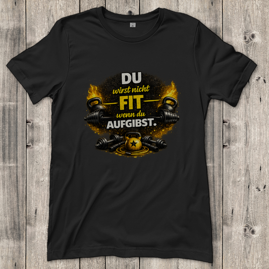 Damen T-Shirt Fitness und Motivation durch Stärke