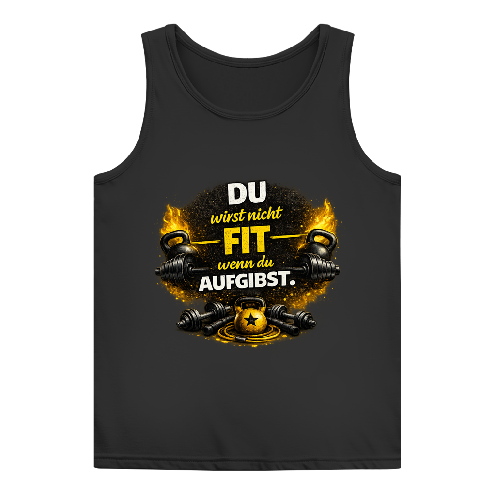 Damen Basic Tank Top Fitness und Motivation durch Stärke