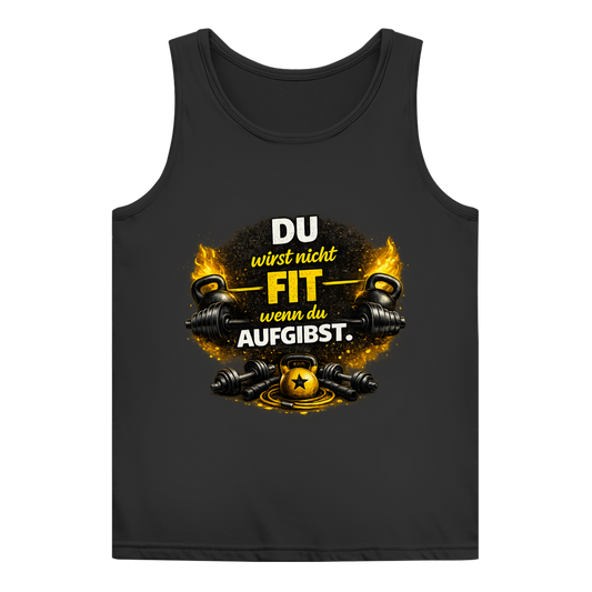 Damen Basic Tank Top Fitness und Motivation durch Stärke