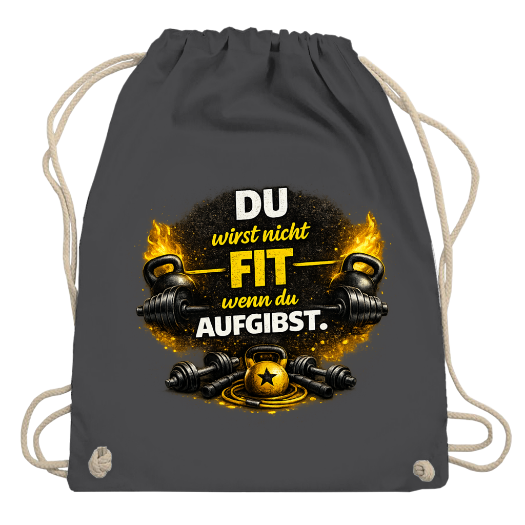 Turnbeutel Fitness und Motivation durch Stärke