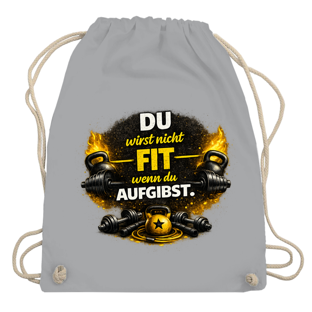 Turnbeutel Fitness und Motivation durch Stärke