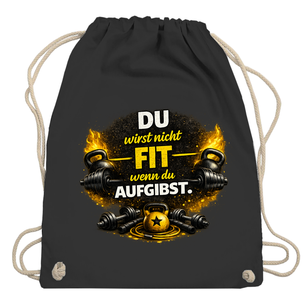 Turnbeutel Fitness und Motivation durch Stärke