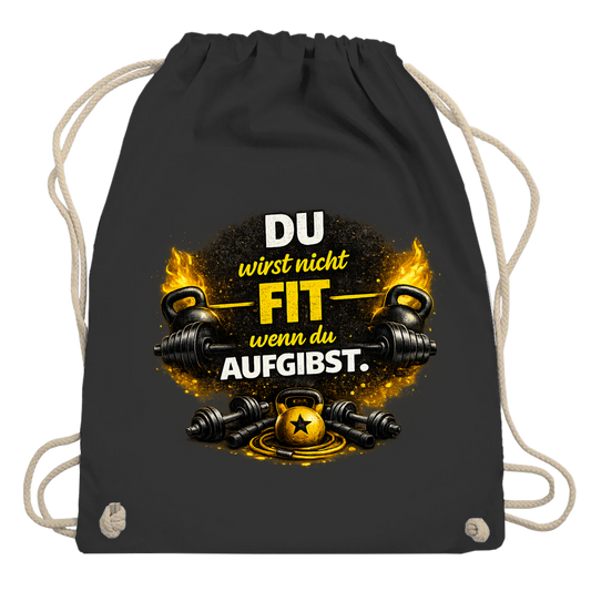 Turnbeutel Fitness und Motivation durch Stärke