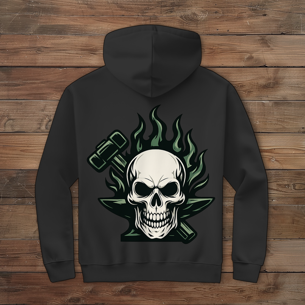 Herren Zipper Hoodie Logo ohne Text