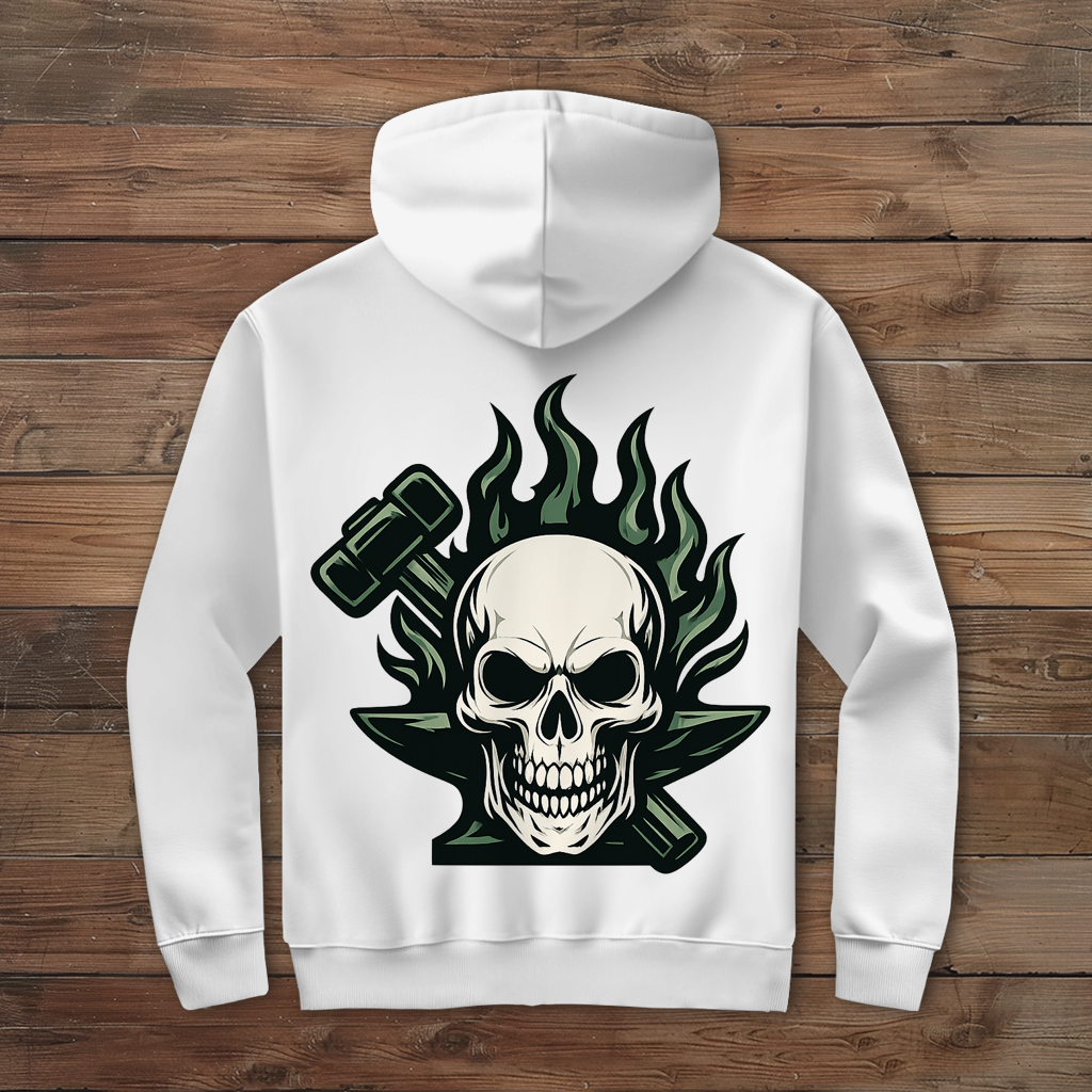 Herren Zipper Hoodie Logo ohne Text