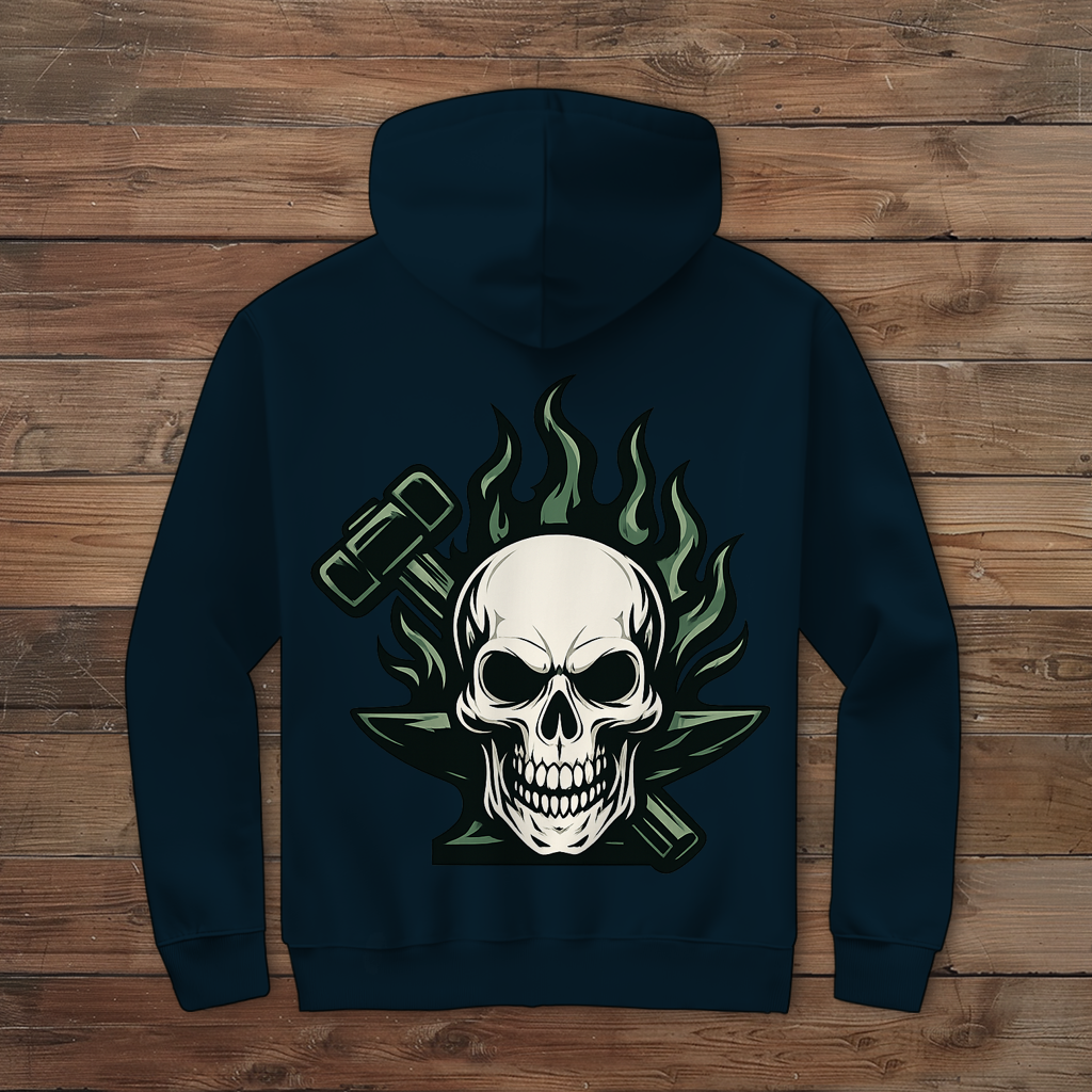 Herren Zipper Hoodie Logo ohne Text