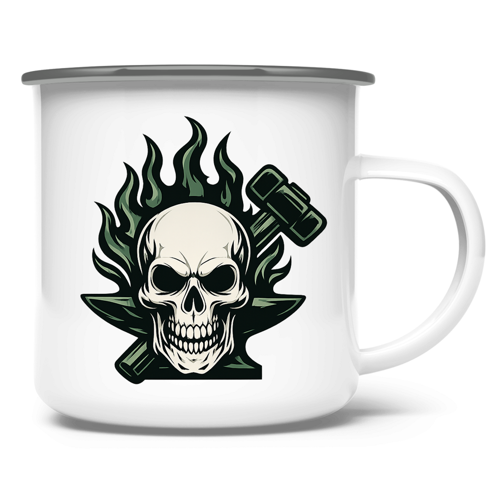 Emaille Tasse Logo ohne Text