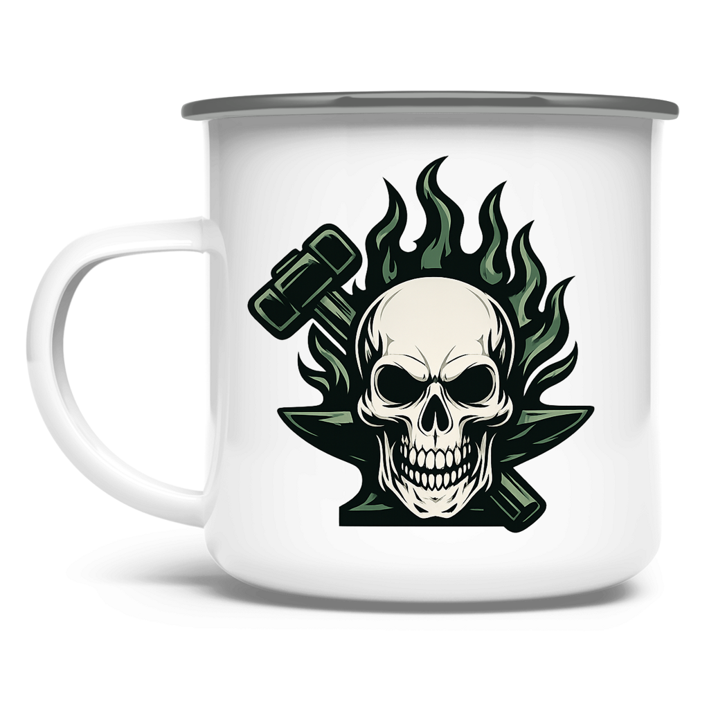 Emaille Tasse Logo ohne Text