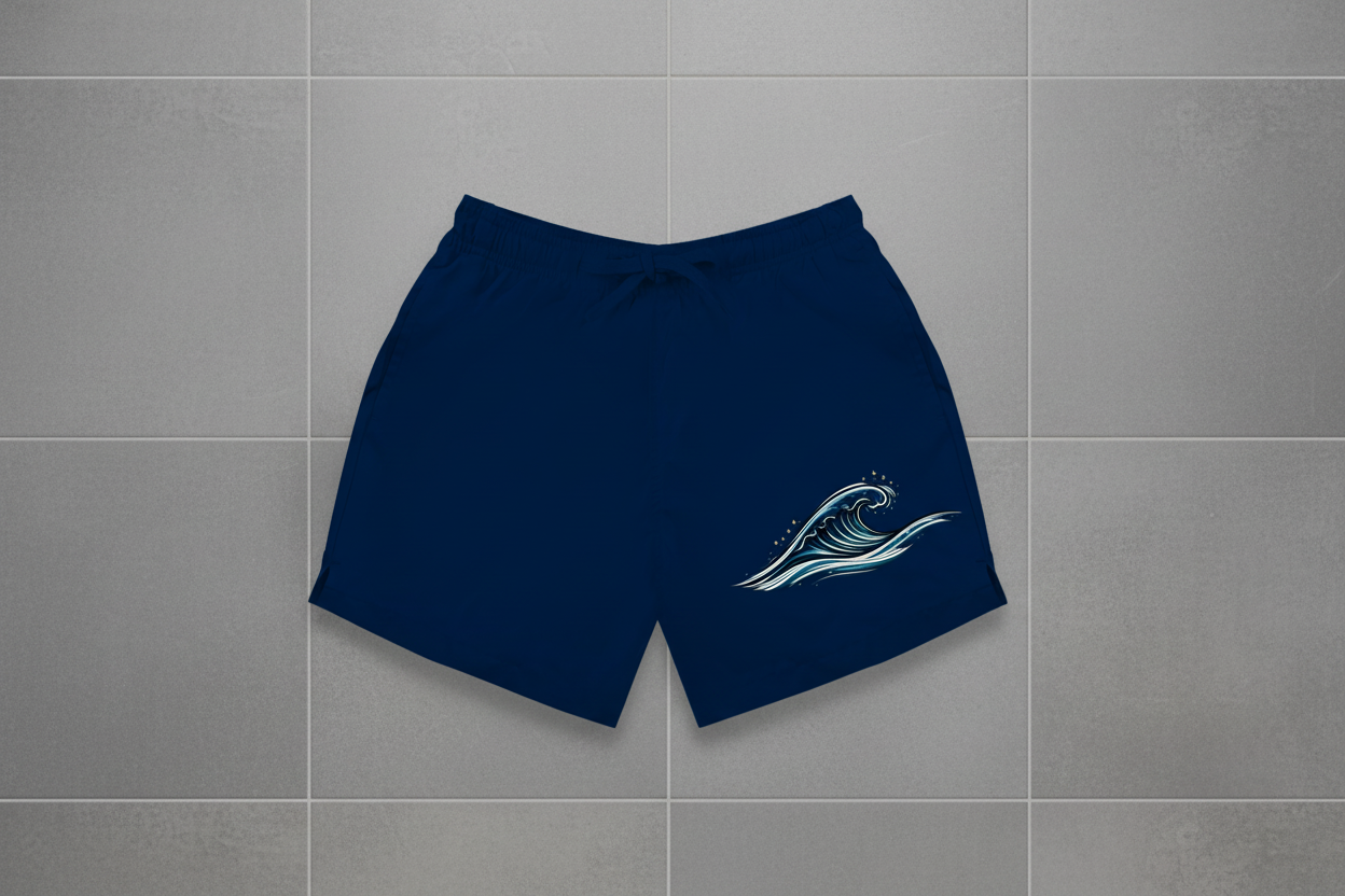 Badehose Welle groß